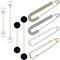 8-Piece Retro Sweater & Shawl Clips – Faux Crystal Pearl Brooch Pins for Women and Girls, Costume Accessories, Waist or Back Cincher for Cardigans, Collars, Dresses, Shirts, and Jeans